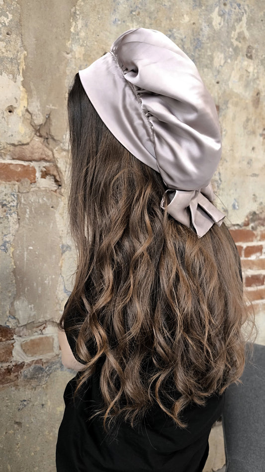 Natūralaus šilko miego kepuraitė