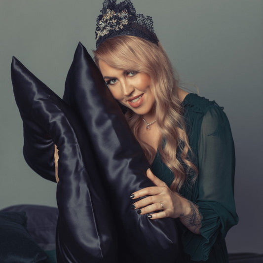 Šilkinis pagalvės užvalkalas, 50x70 cm